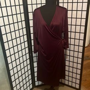 Woman’s Plus Lularoe Wrap Dress